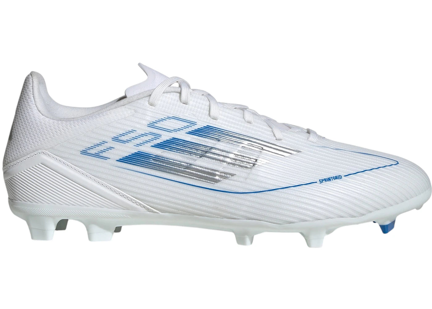 adidas F50 League FG/MG Cloud White Silver Metallic