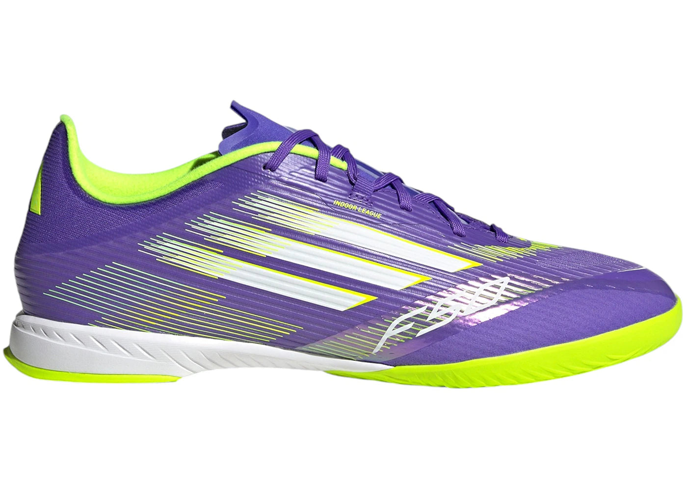 adidas F50 League Indoor Purple Rush Cloud White Lucid Lemon
