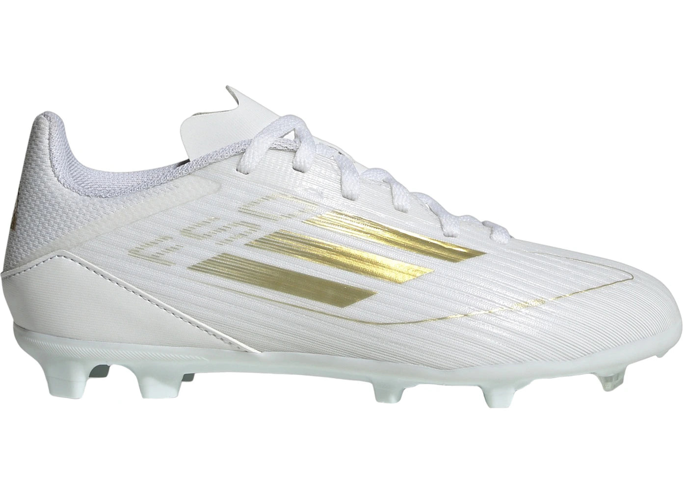 adidas F50 League Multi-Ground Cloud White Gold Metallic (GS)