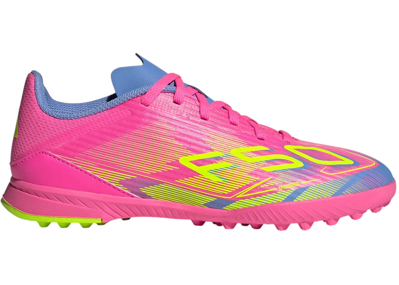 adidas F50 League Turf Lucid Pink Lemon Blue Fusion (GS)