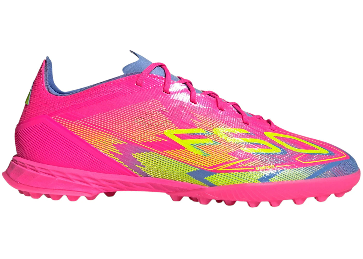 adidas F50 Pro Turf Lucid Pink Lucid Lemon Blue Fusion