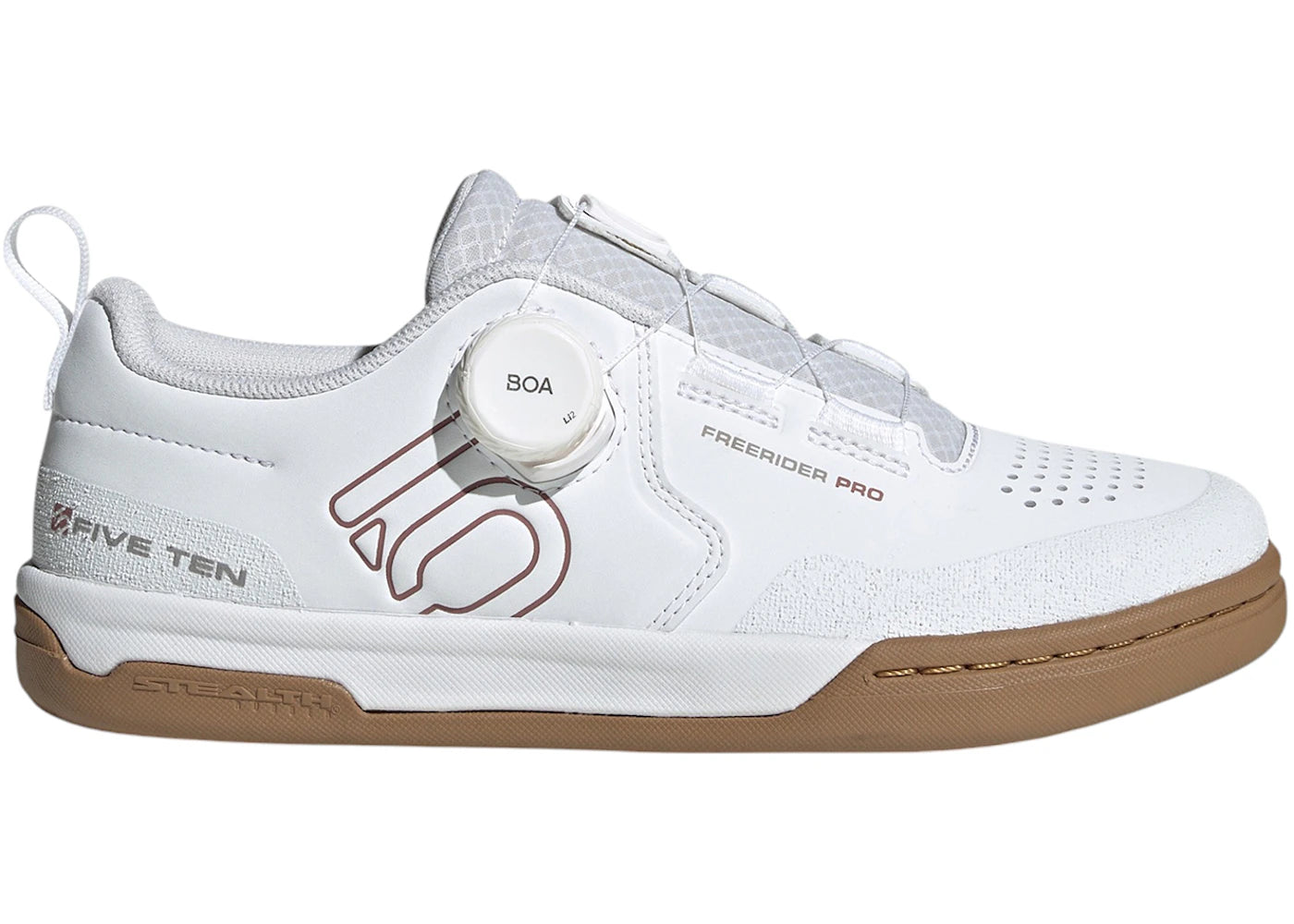 adidas Five Ten Freerider Pro BOA Cloud White Warm Clay Grey Three (Women's)