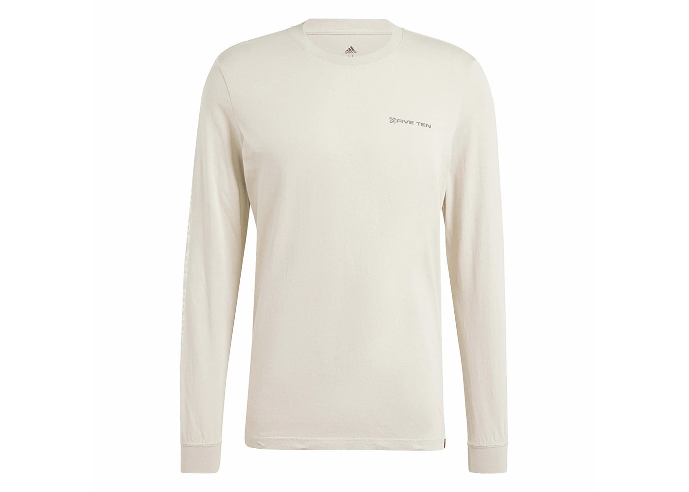 adidas Five Ten Graphic Long Sleeve Tee Putty Grey