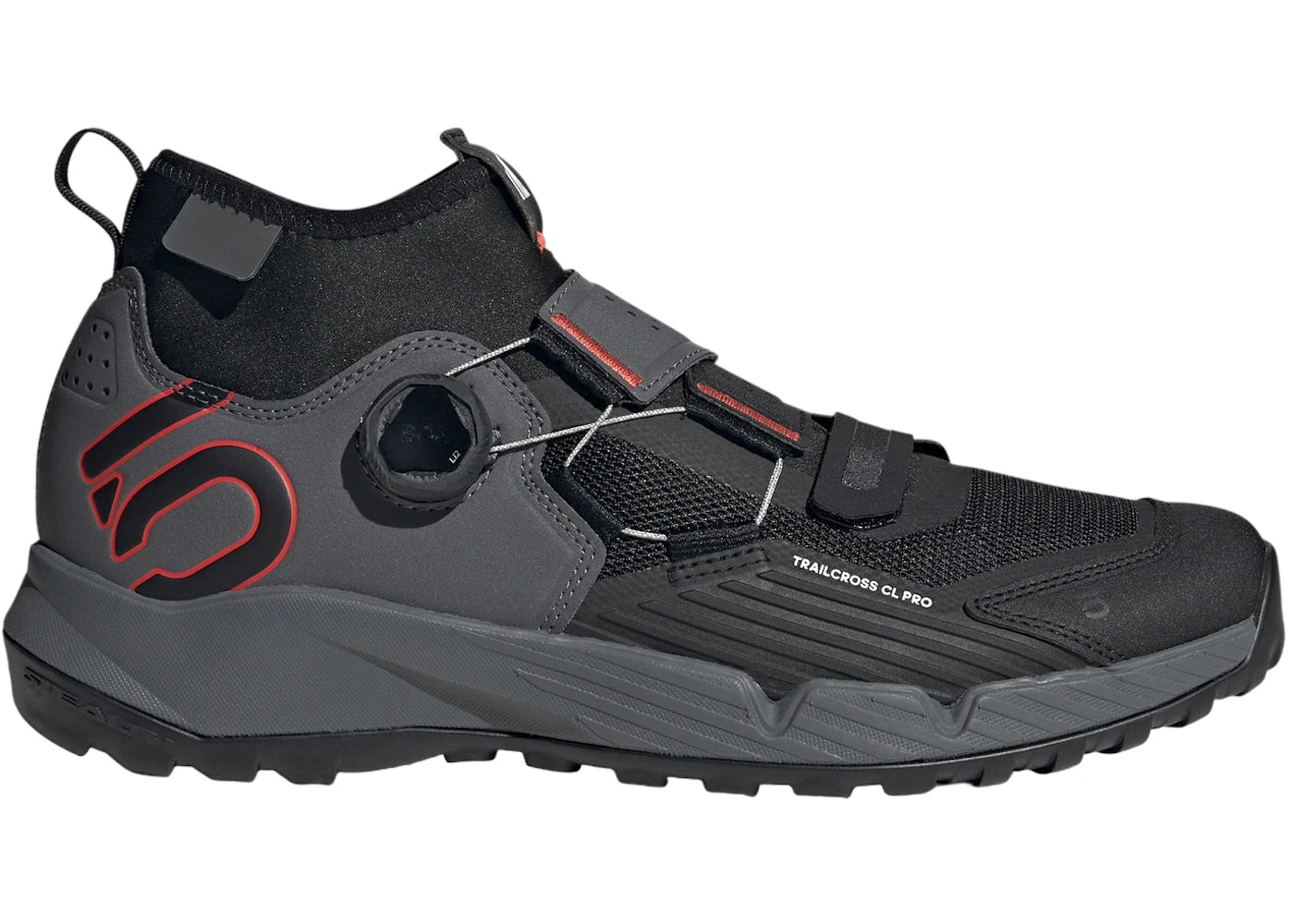 adidas Five Ten Trailcross Pro Clip-In Grey Core Black Red