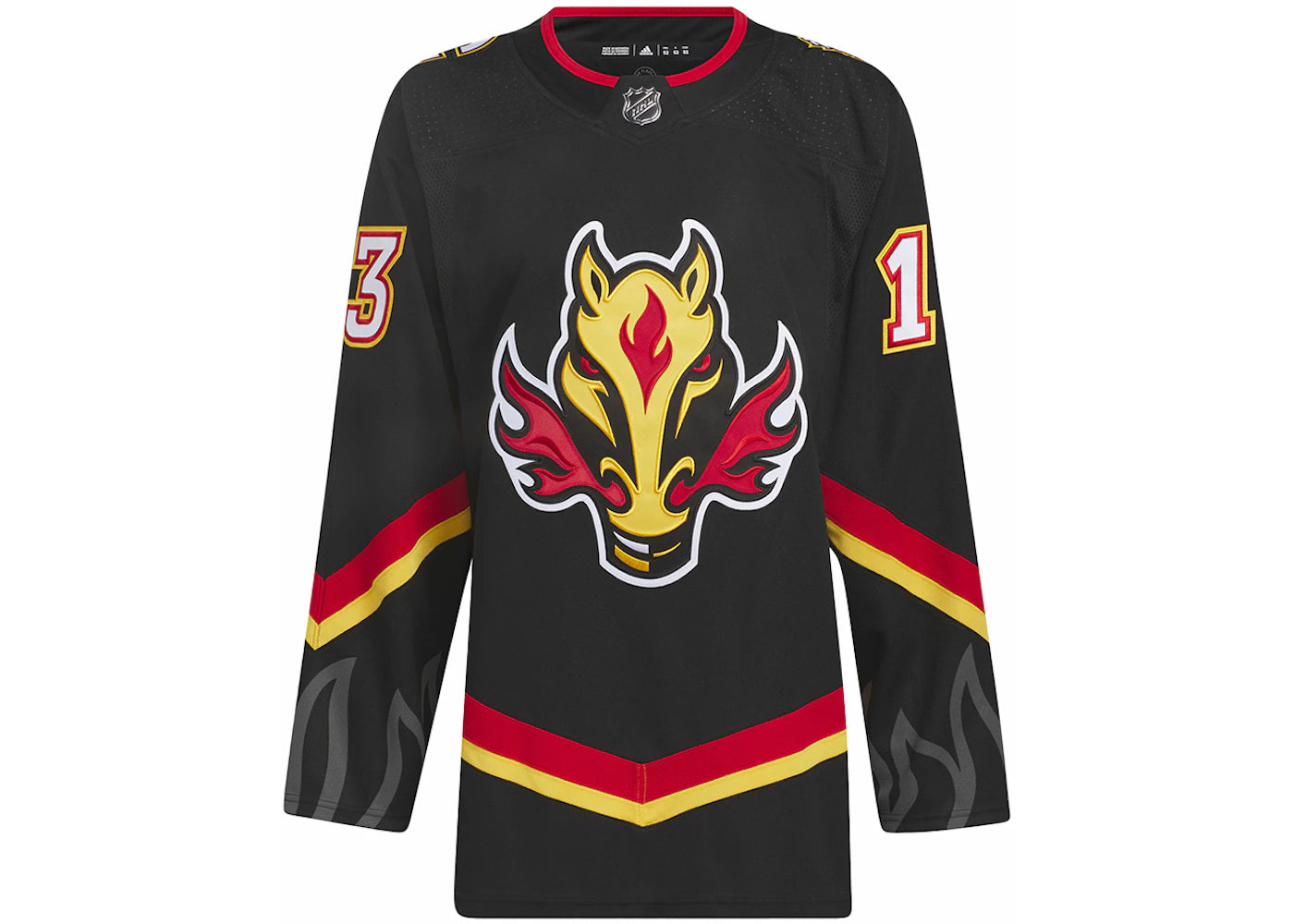 adidas Flames Gaudreau Third Authentic Jersey Black