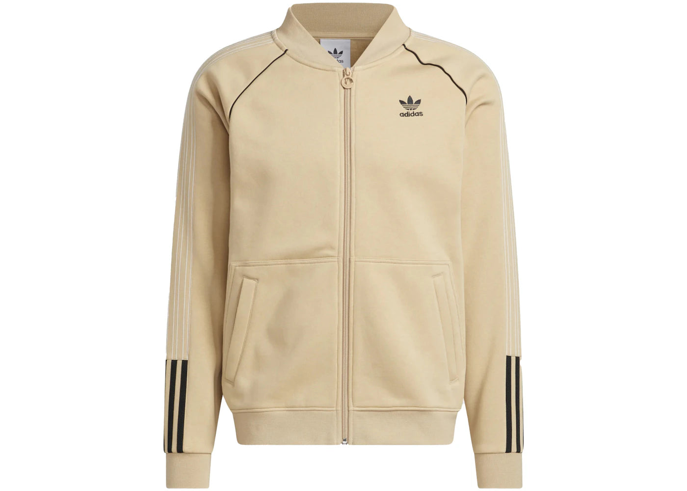 adidas Fleece SST Track Jacket Magic Beige/Black