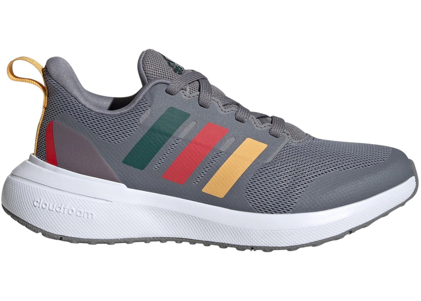 adidas Fortarun 2.0 Cloudfoam Grey Preloved Yellow Better Scarlet (GS)