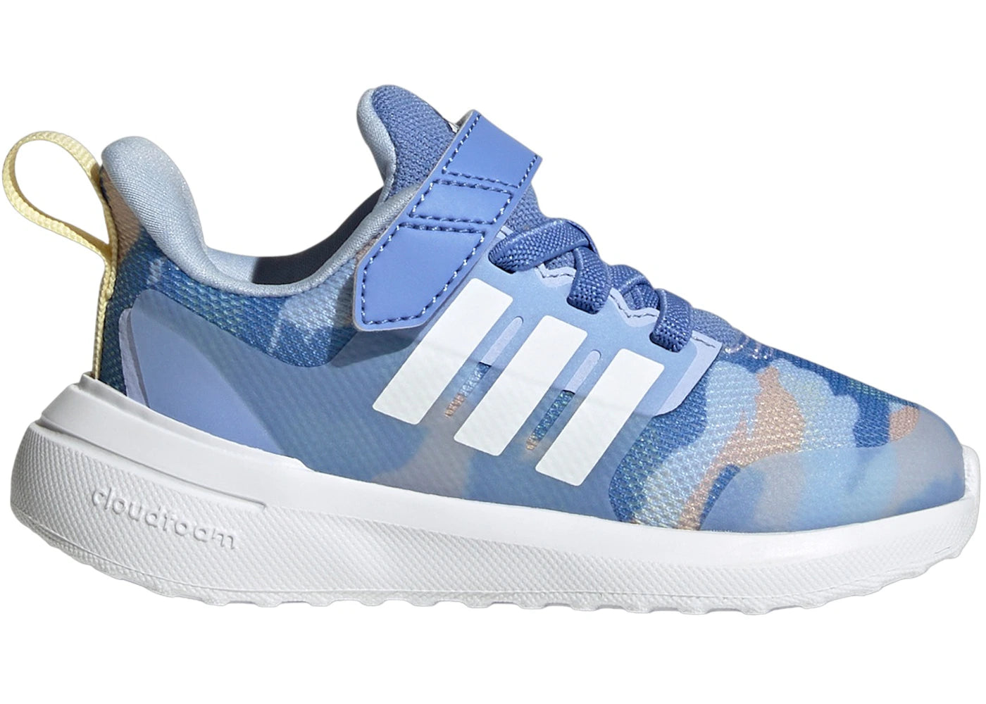 adidas Fortarun 2.0 Cloudfoam Top Strap Blue Fusion Cloud White Almost Yellow (TD)