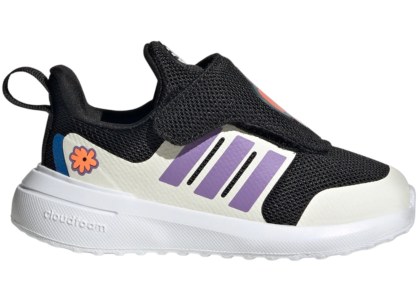 adidas Fortarun 2.0 Core Black Violet Fusion Gum (TD)