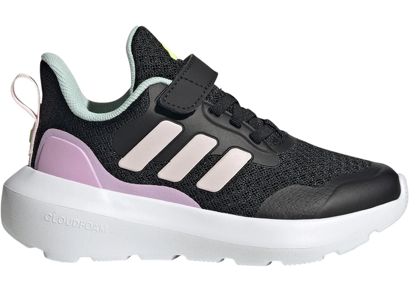adidas Fortarun 3 Core Black Clear Pink Bliss Lilac (PS)