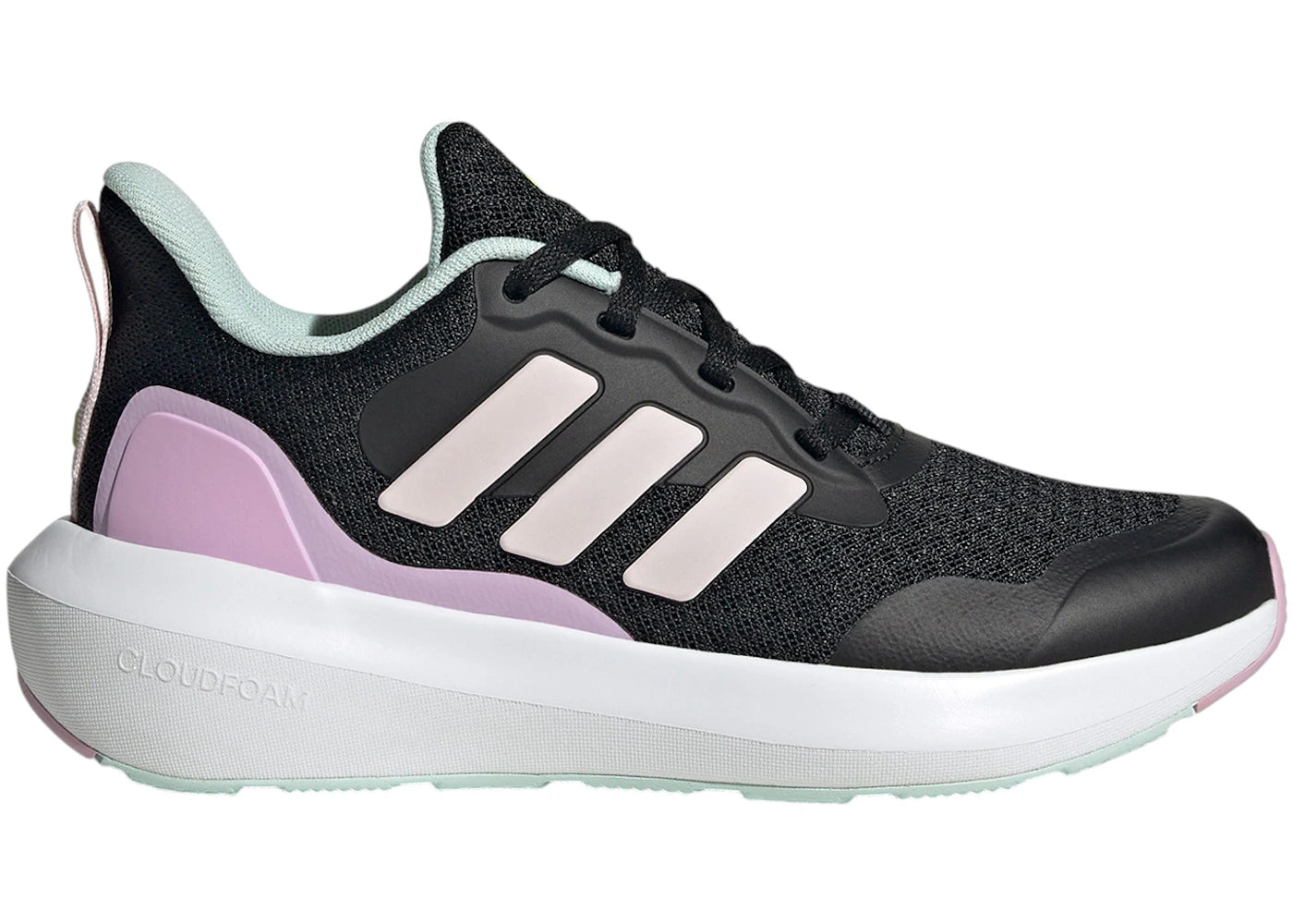 adidas Fortarun 3.0 Core Black Clear Pink Bliss Lilac (GS)