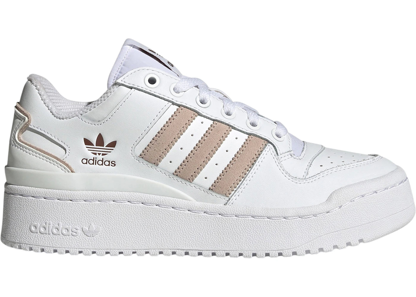 adidas Forum Bold Cloud White Wonder Taupe Preloved Brown (Women's)