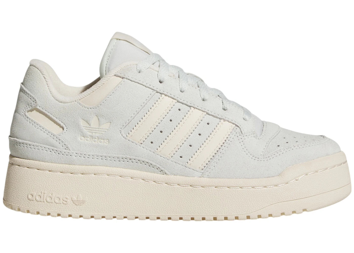 adidas Forum Bold Stripes Crystal Jade Wonder White (Women's)