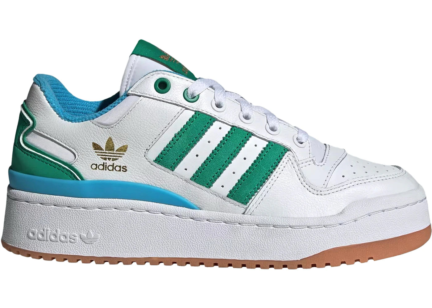 adidas Forum Bold White Court Green Sky Rush (Women's)