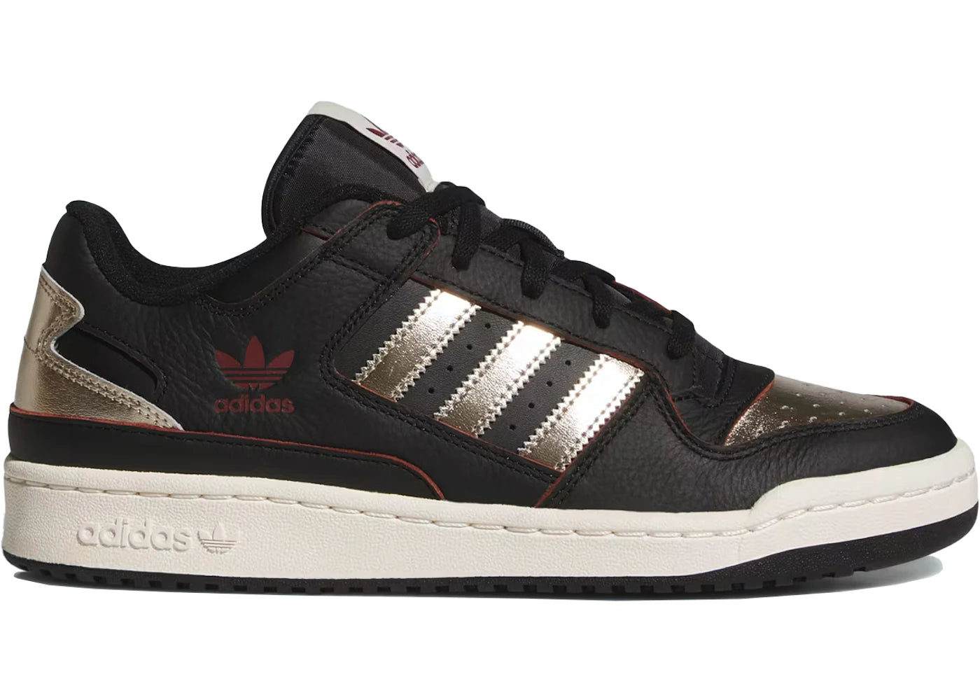 adidas Forum Low CL Black Cyber Metallic Off White