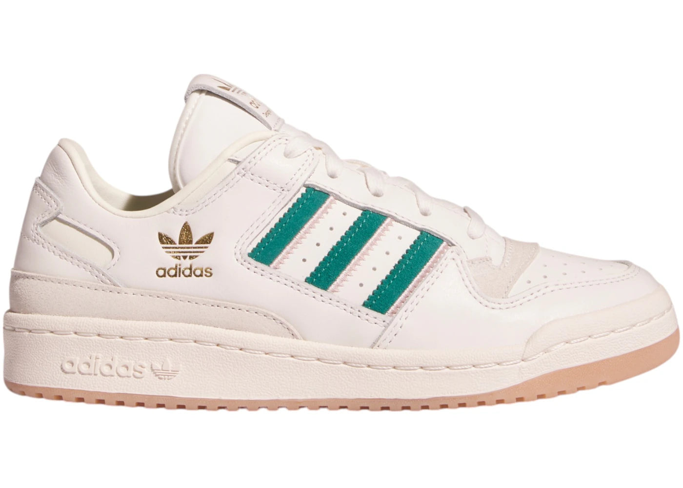 adidas Forum Low CL Cloud White Active Green Sandy Pink (Women's)