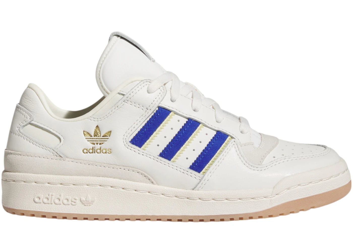 adidas Forum Low CL Cloud White Royal Blue Almost Yellow (Women's)