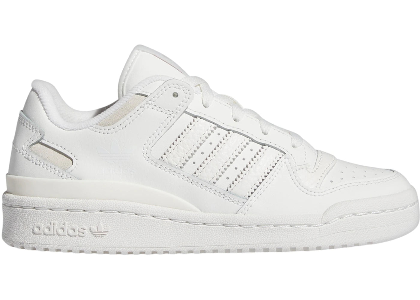 adidas Forum Low CL Core White Cloud White Grey One (GS)