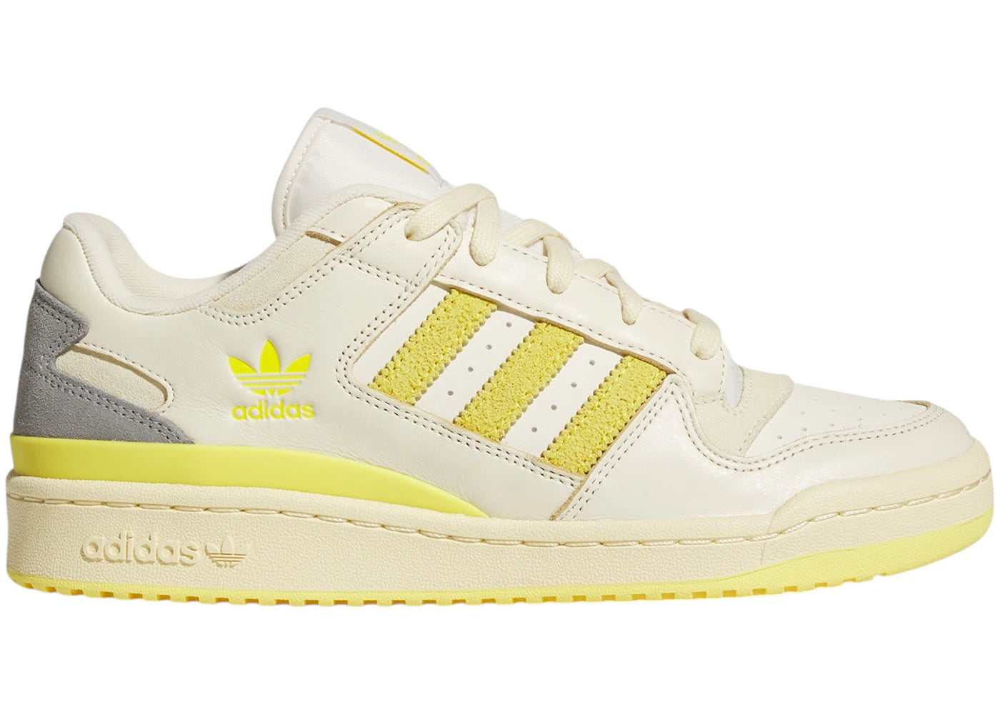 adidas Forum Low CL Cream White Yellow Warm Vanilla
