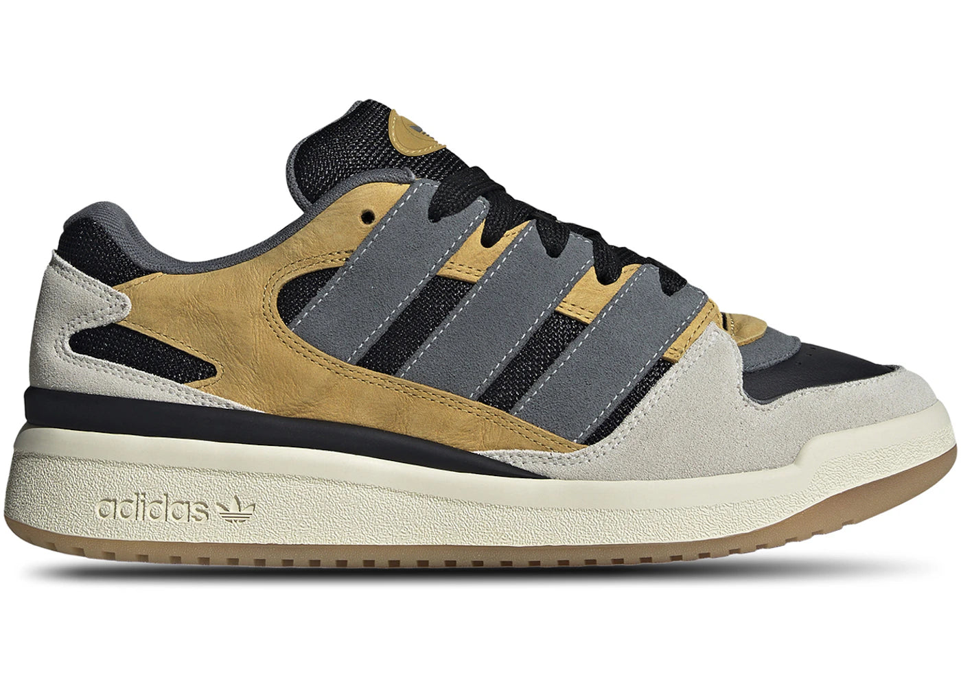 adidas Forum Puffed Black Oat Off White