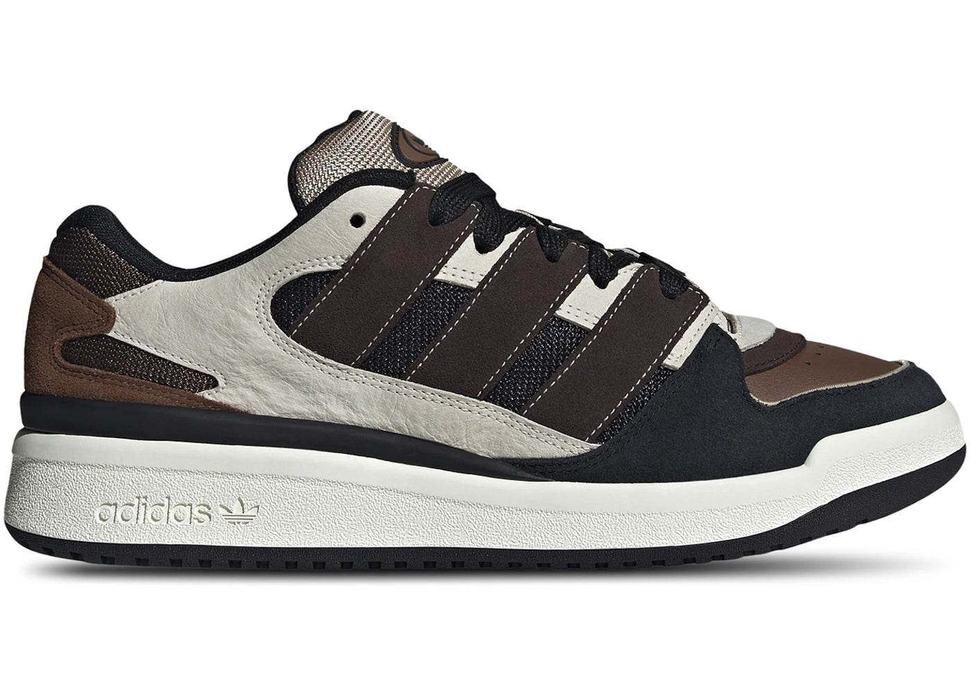 adidas Forum Puffed Off White Dark Brown Black