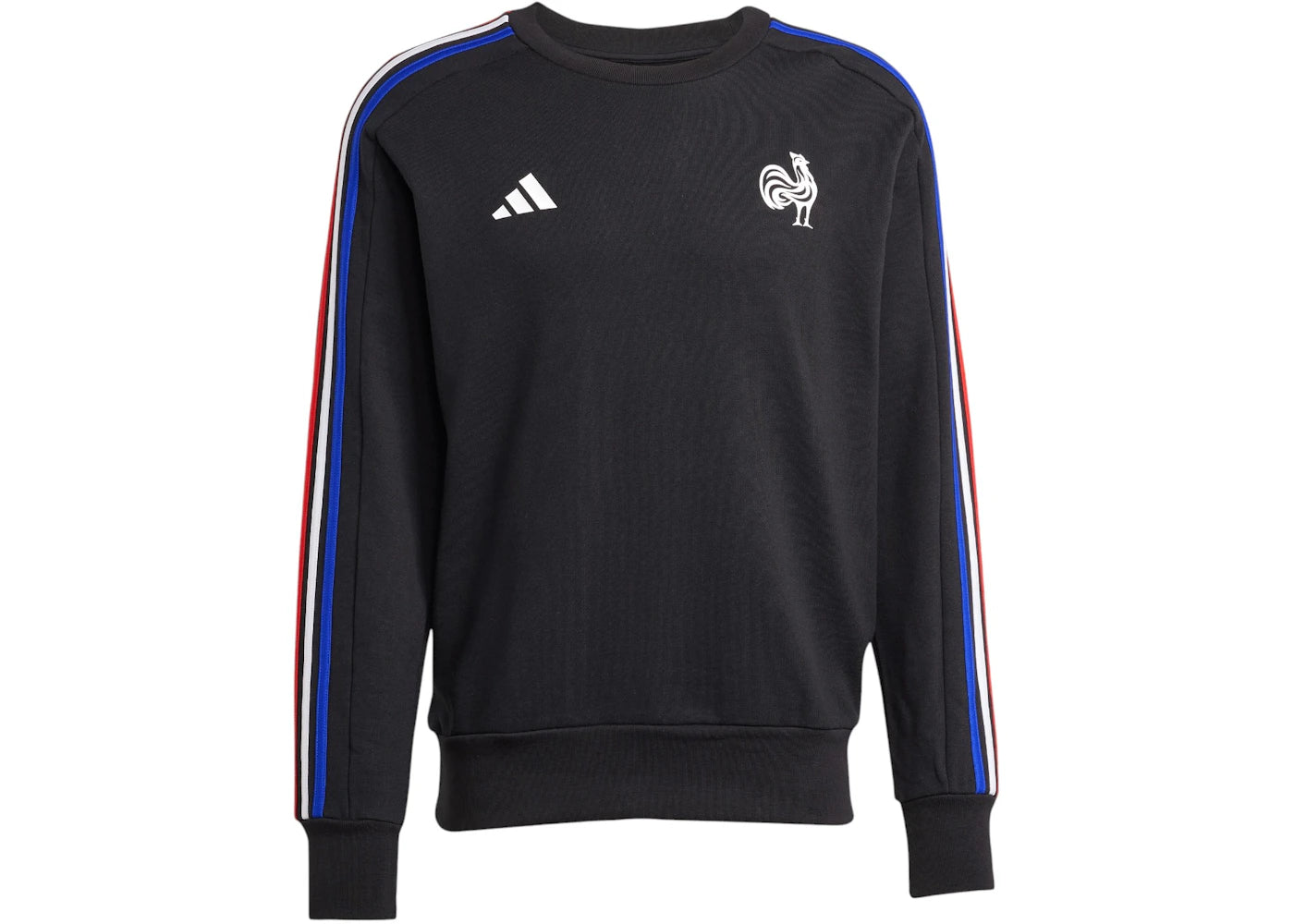 adidas France Essentials 3-Stripes Sweatshirt White