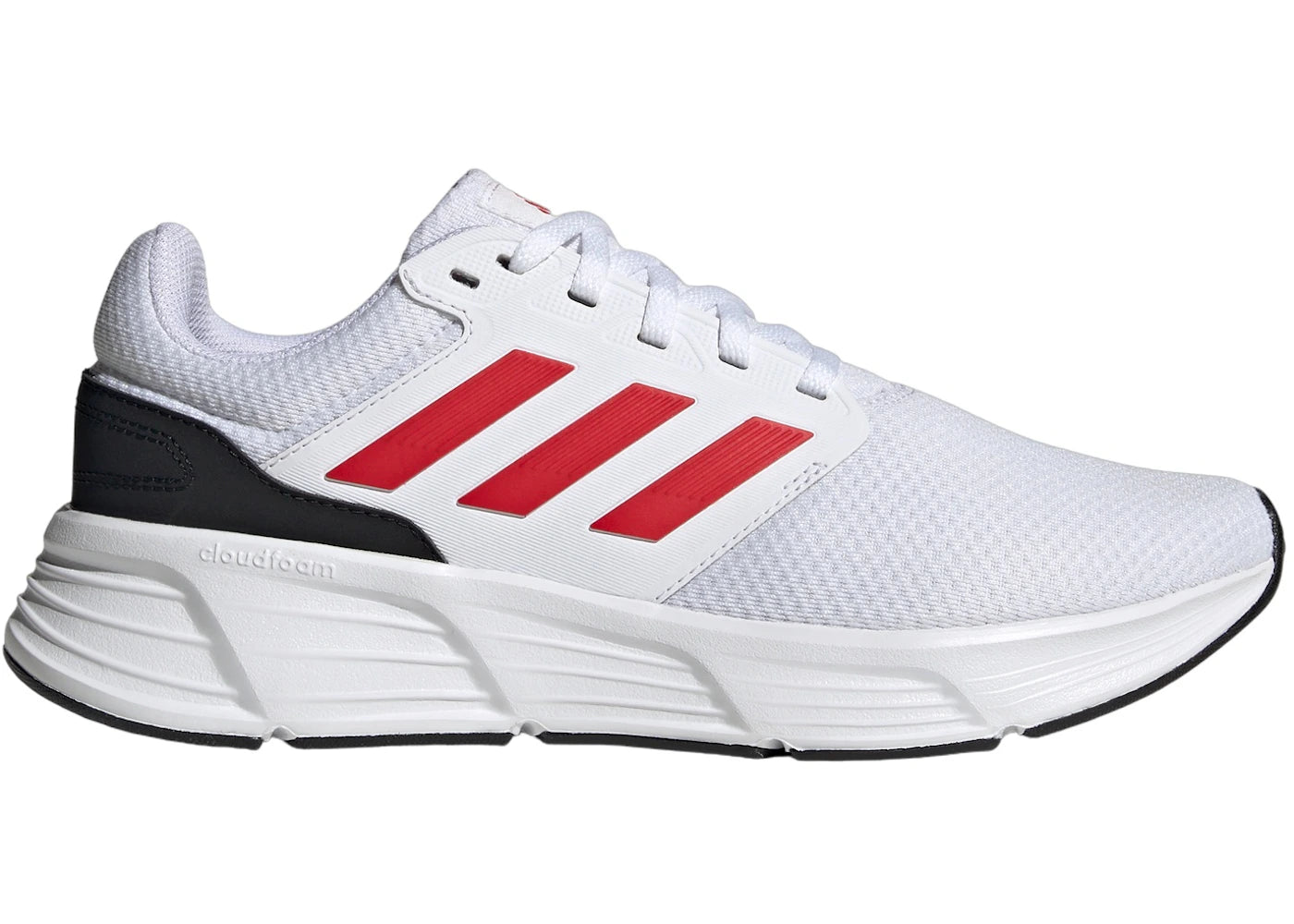 adidas Galaxy 6 Cloud White Better Scarlet Core Black