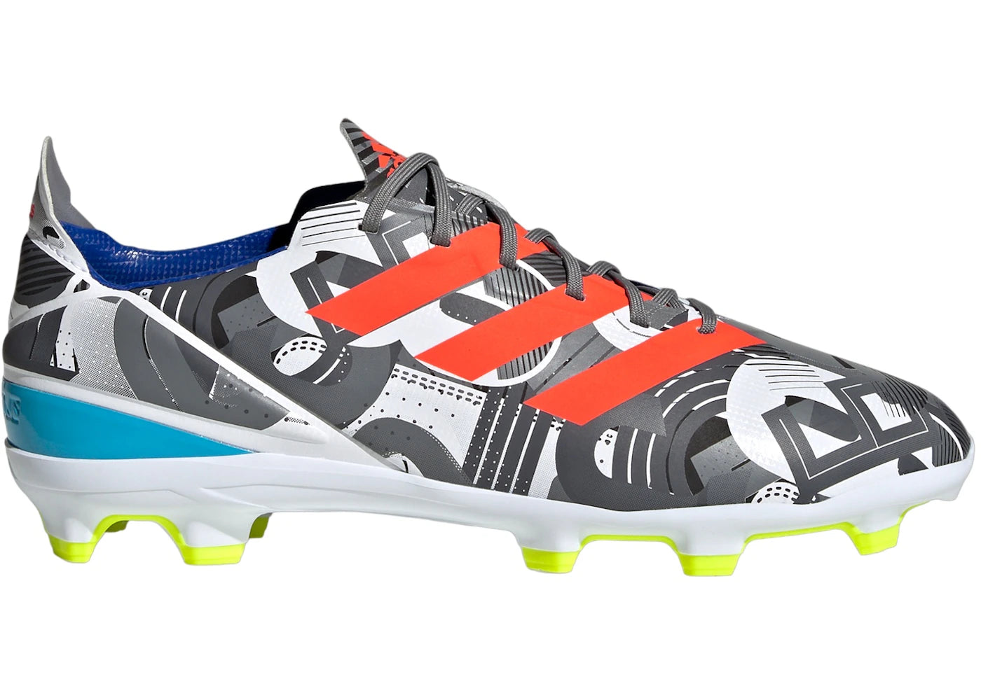 adidas Gamemode FG Cloud White Solar Red Bright Cyan (GS)
