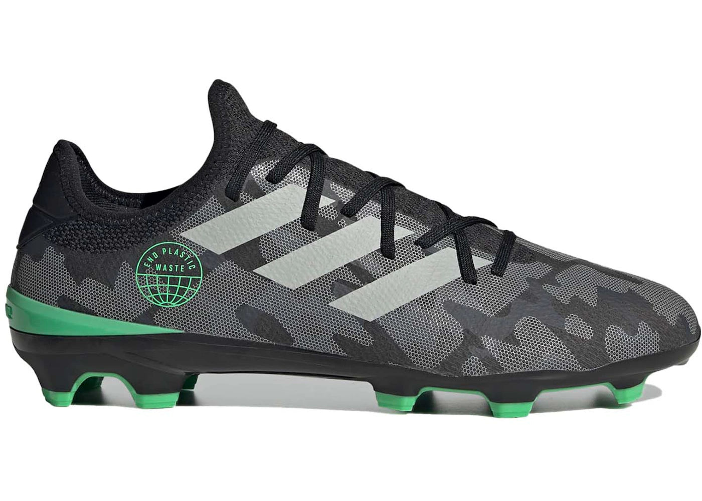 adidas Gamemode Knit FG Black Screaming Green