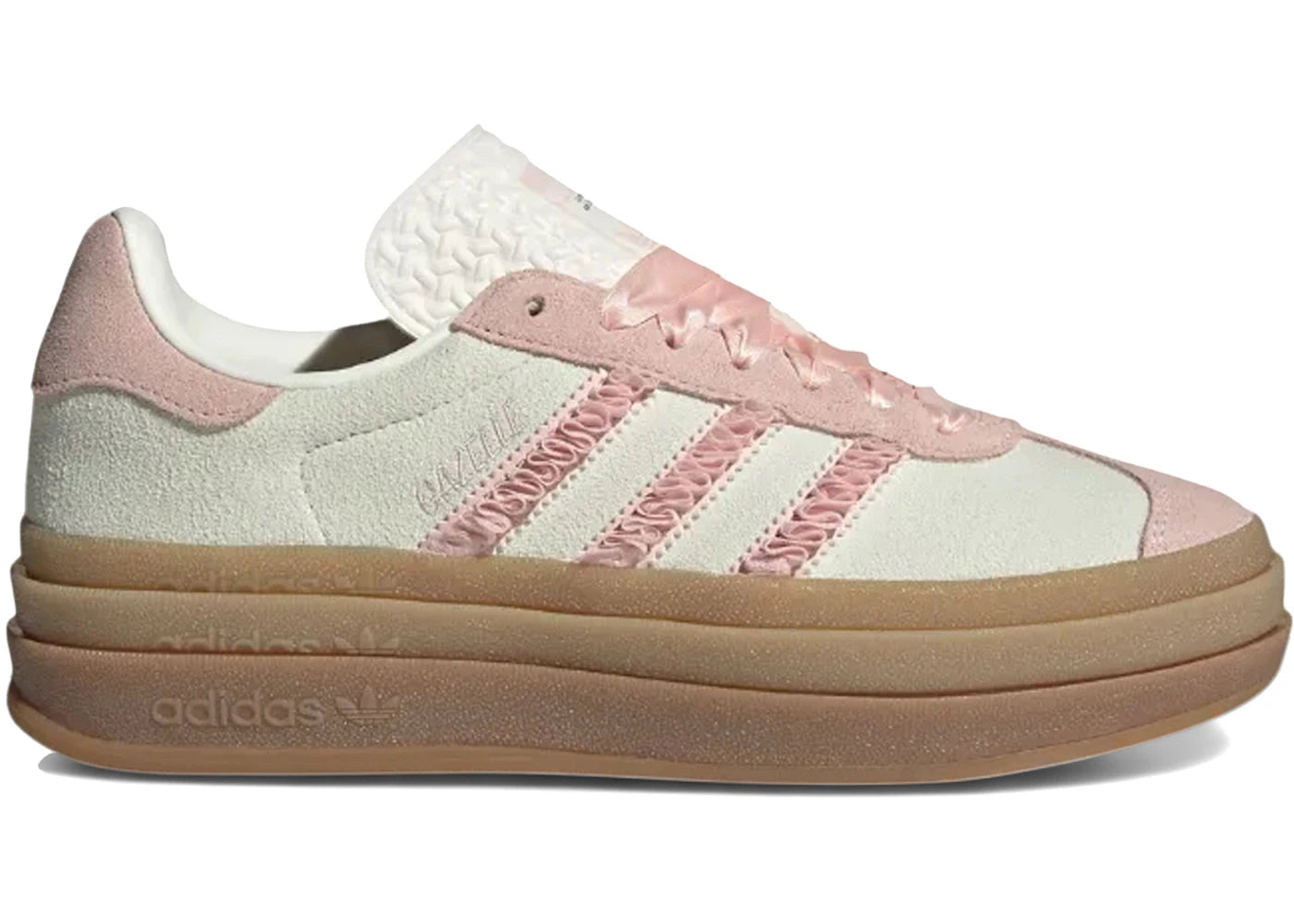 adidas Gazelle Bold Sandy Pink Ruffle (Women's) – Side Kicks