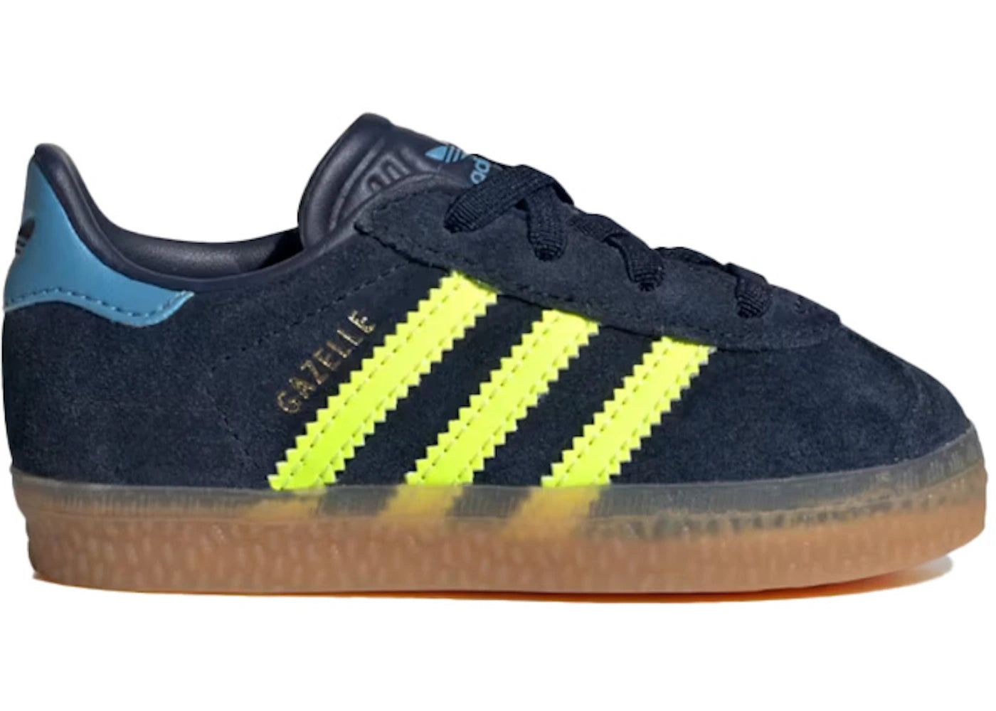 adidas Gazelle Comfort Closure Night Indigo Solar Yellow (TD)