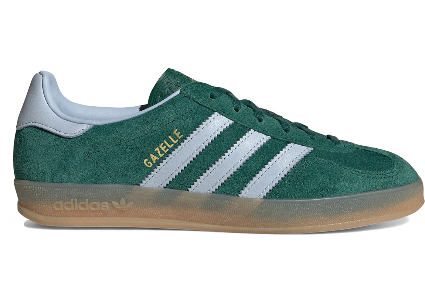 adidas Gazelle Indoor Collegiate Green Crystal Sky (Women's)