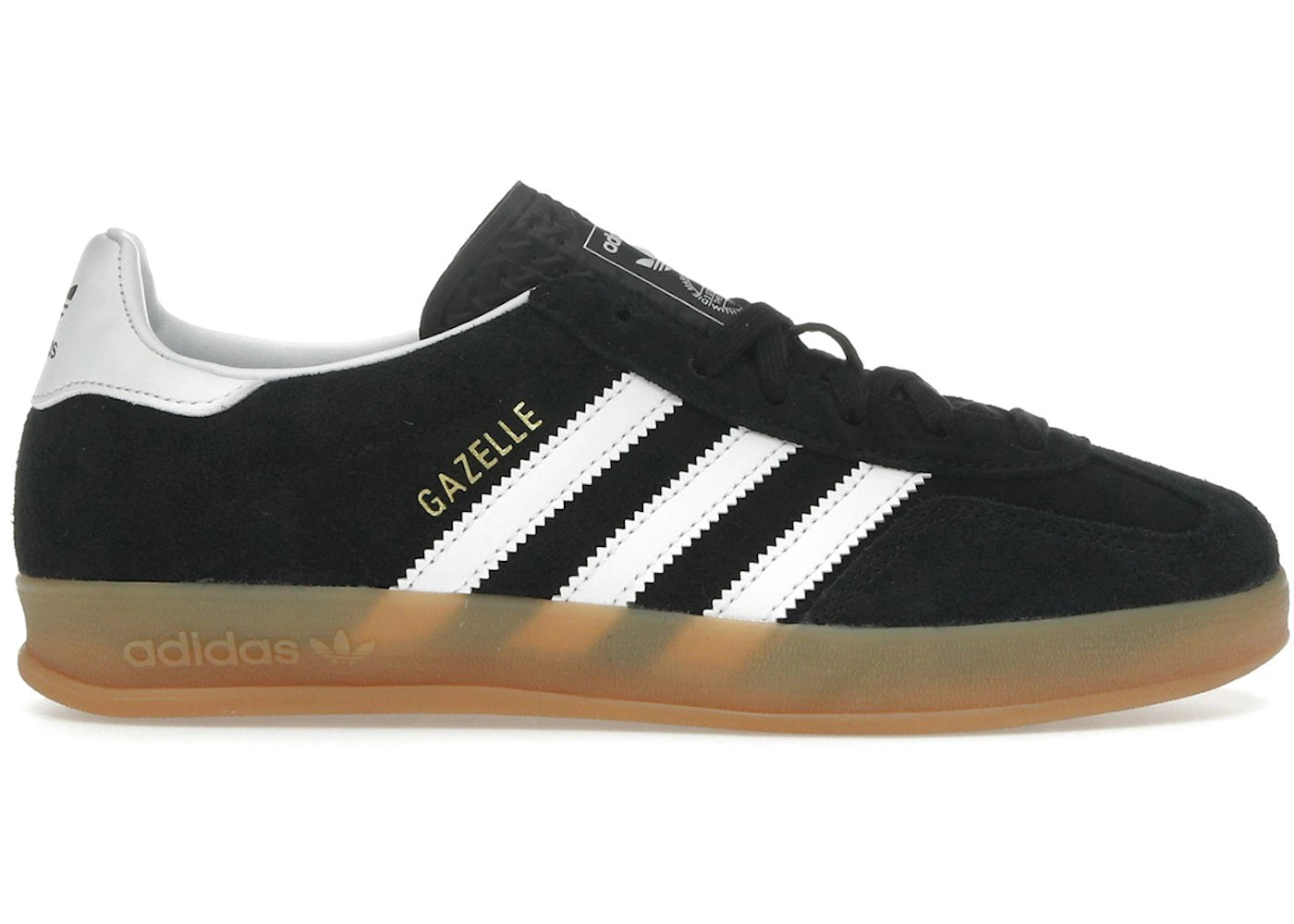 adidas Gazelle Indoor Core Black Cloud White Gum (GS)