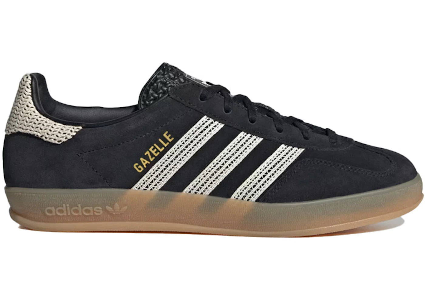 adidas Gazelle Indoor Core Black Wonder White (Women's)