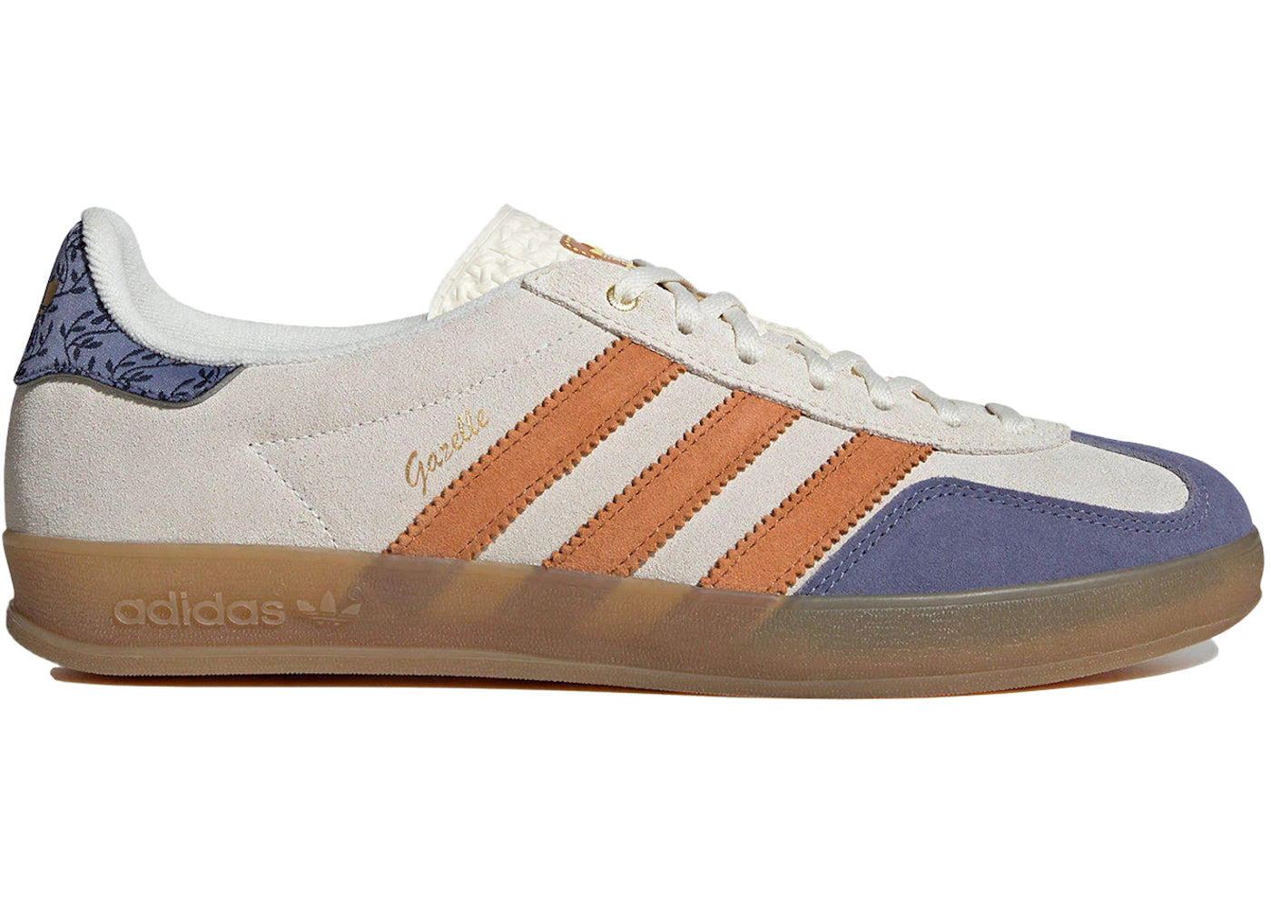 adidas Gazelle Indoor Cream White Blue Orange