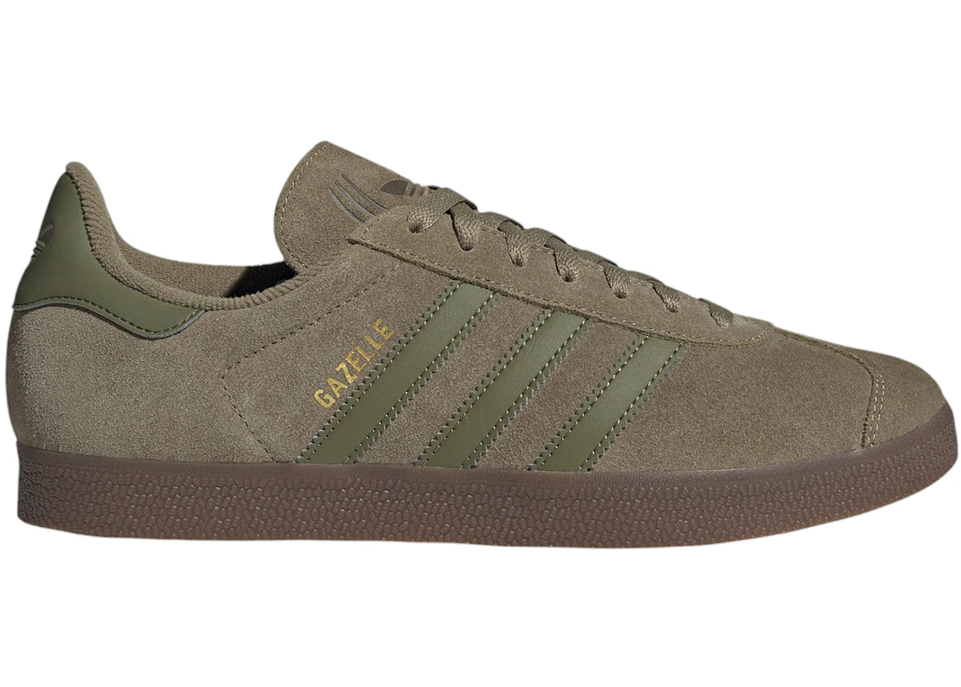 adidas Gazelle Orbit Green Focus Olive Gold Metallic