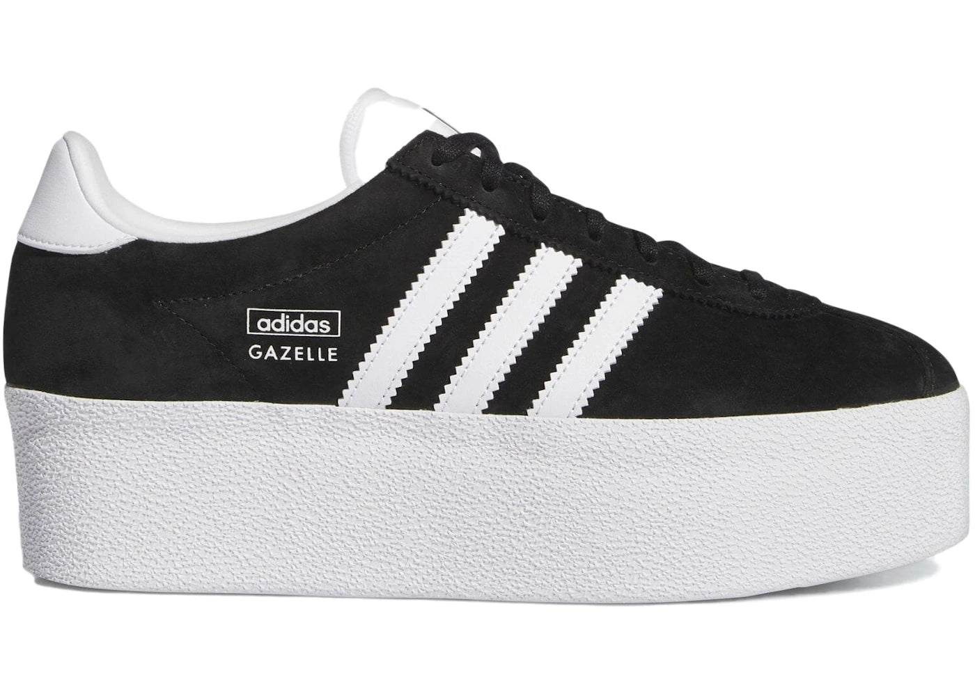 adidas Gazelle Up Black White (Women's)