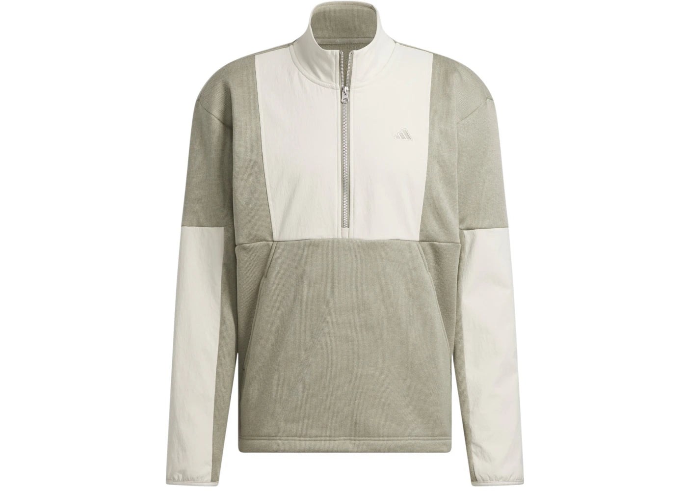 adidas Go-To Dwr Hybrid Half Zip Sweatshirt Silver Pebble/Alumina