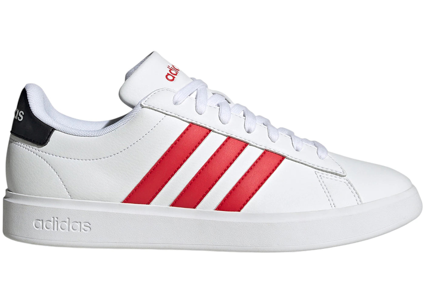 adidas Grand Court 2.0 Cloud White Better Scarlet Core Black