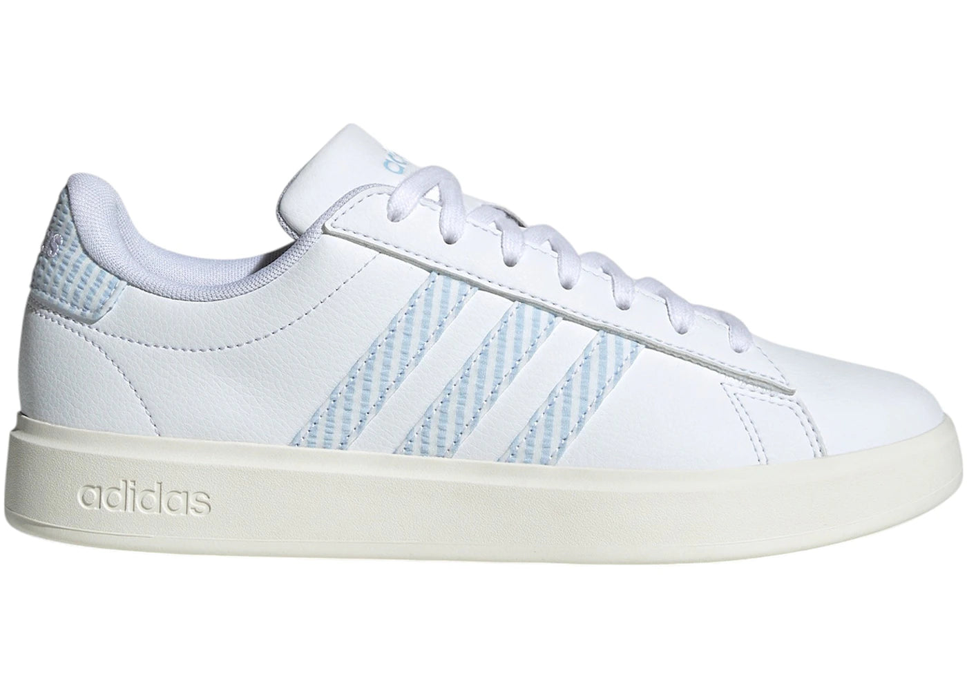 adidas Grand Court 2.0 Cloud White Glow Blue Off White (Women's)