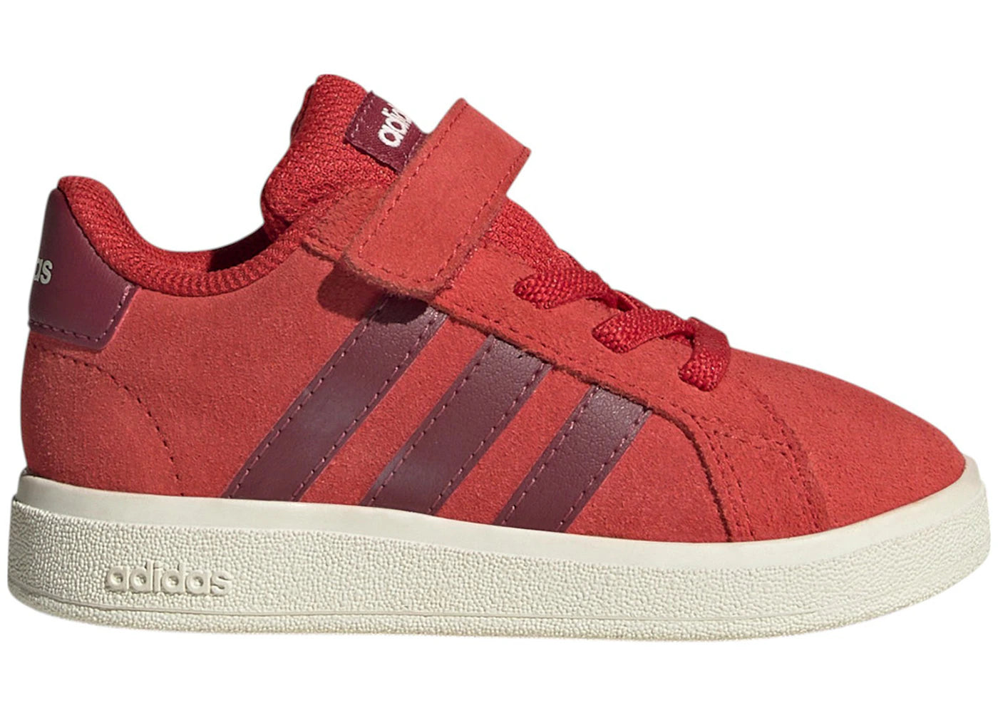 adidas Grand Court 2.0 Collegiate Red Collegiate Burgundy Off White (TD)