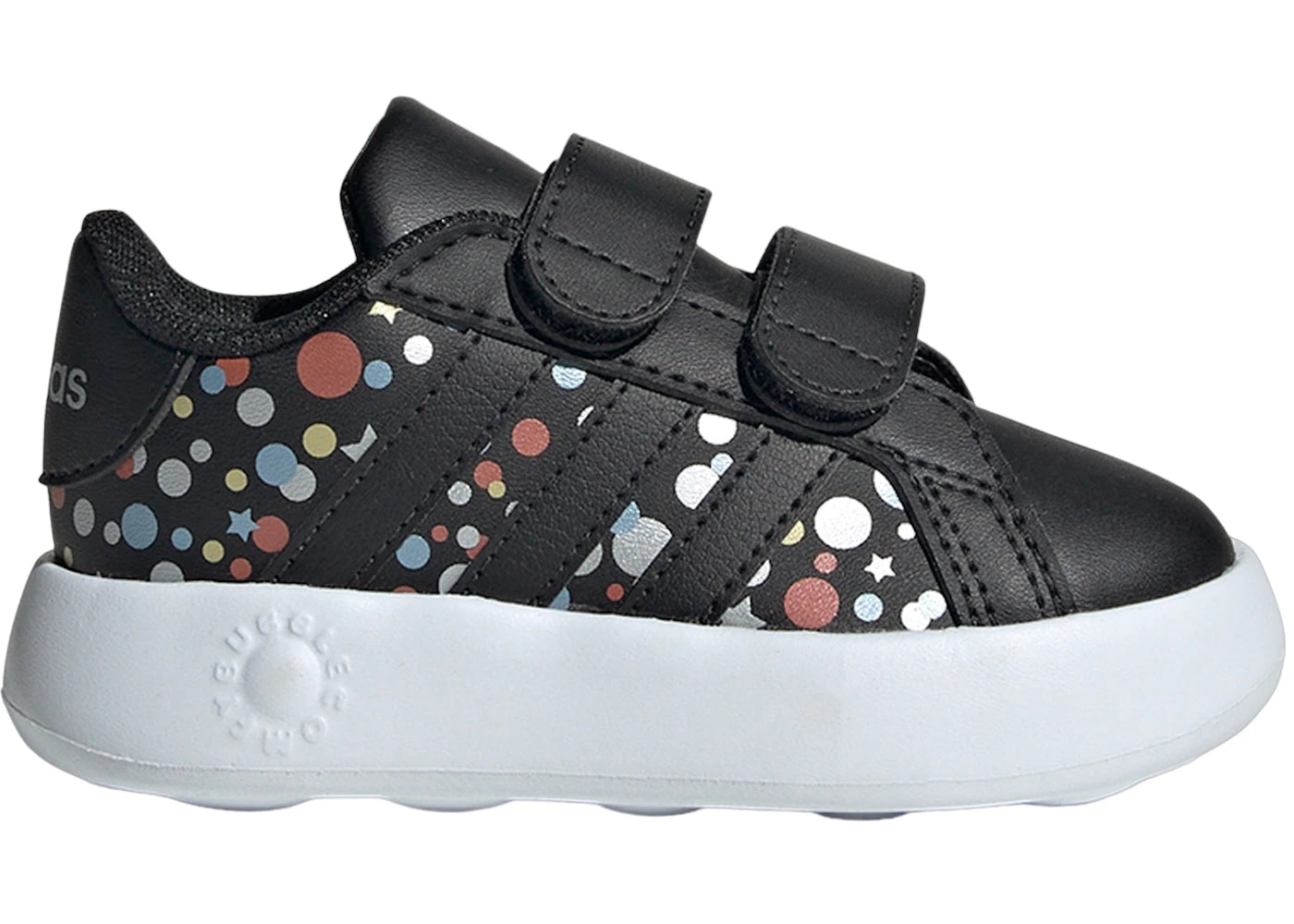 adidas Grand Court 2.0 Core Black Silver Metallic (TD)