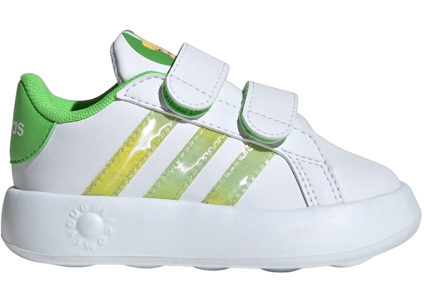 adidas Grand Court 2.0 Tink Sportswear Cloud White Linen Green Lucid Lime (TD)