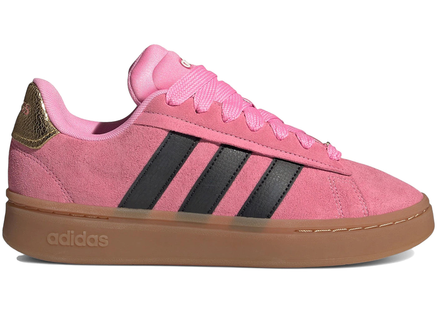 adidas Grand Court Alpha 00s Bliss Pink Core Black Gold Metallic (Women's)