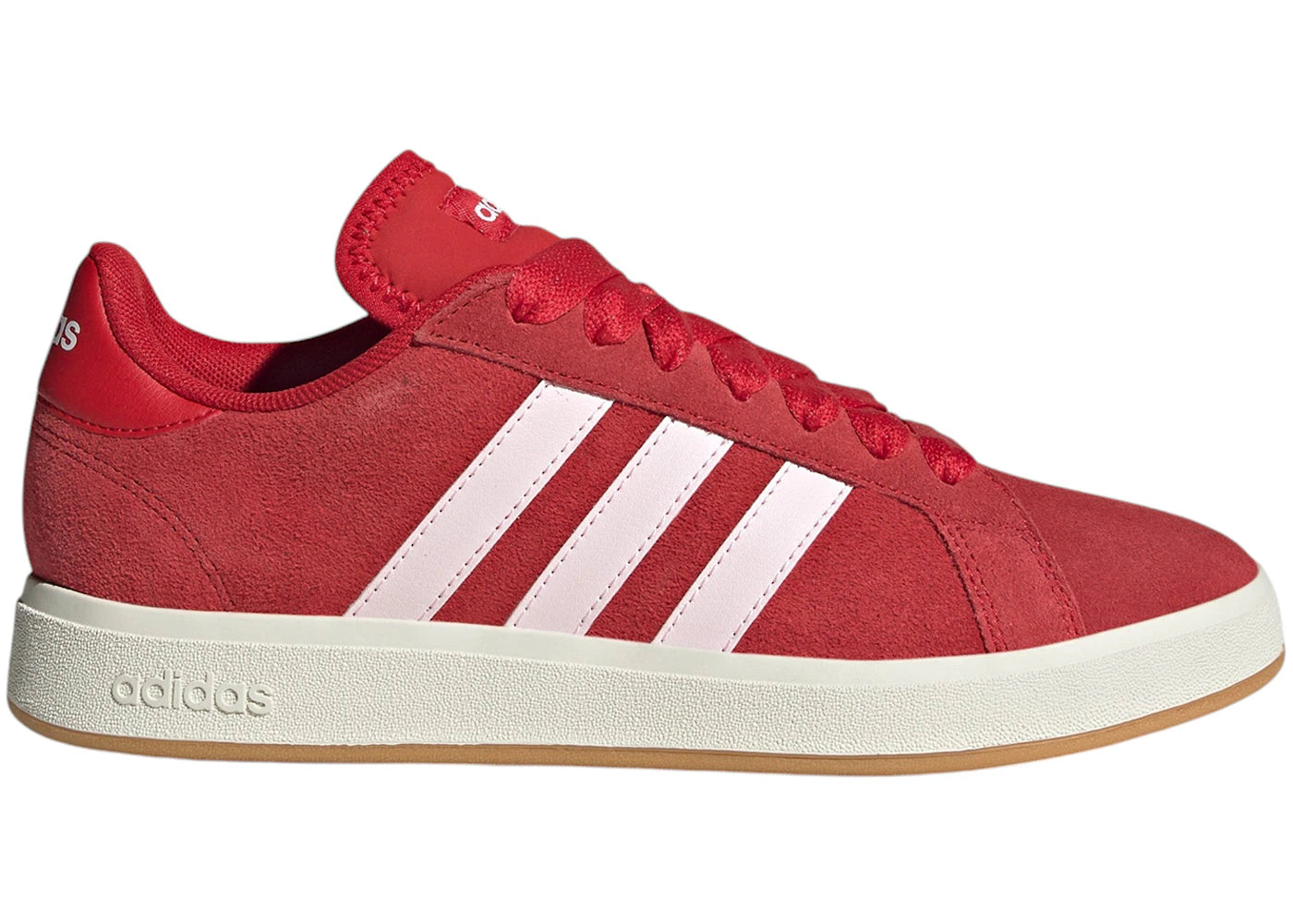 adidas Grand Court Base 00s Better Scarlet Clear Pink Off White (Women's)