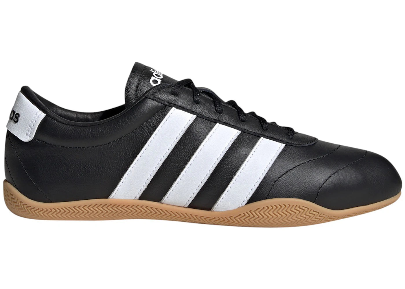 adidas Grand Court Lo Core Black Cloud White Gum (Women's)