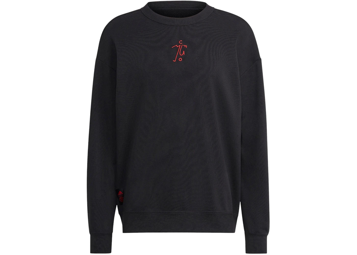 adidas Graphic Crew Sweatshirt Manchester United Black
