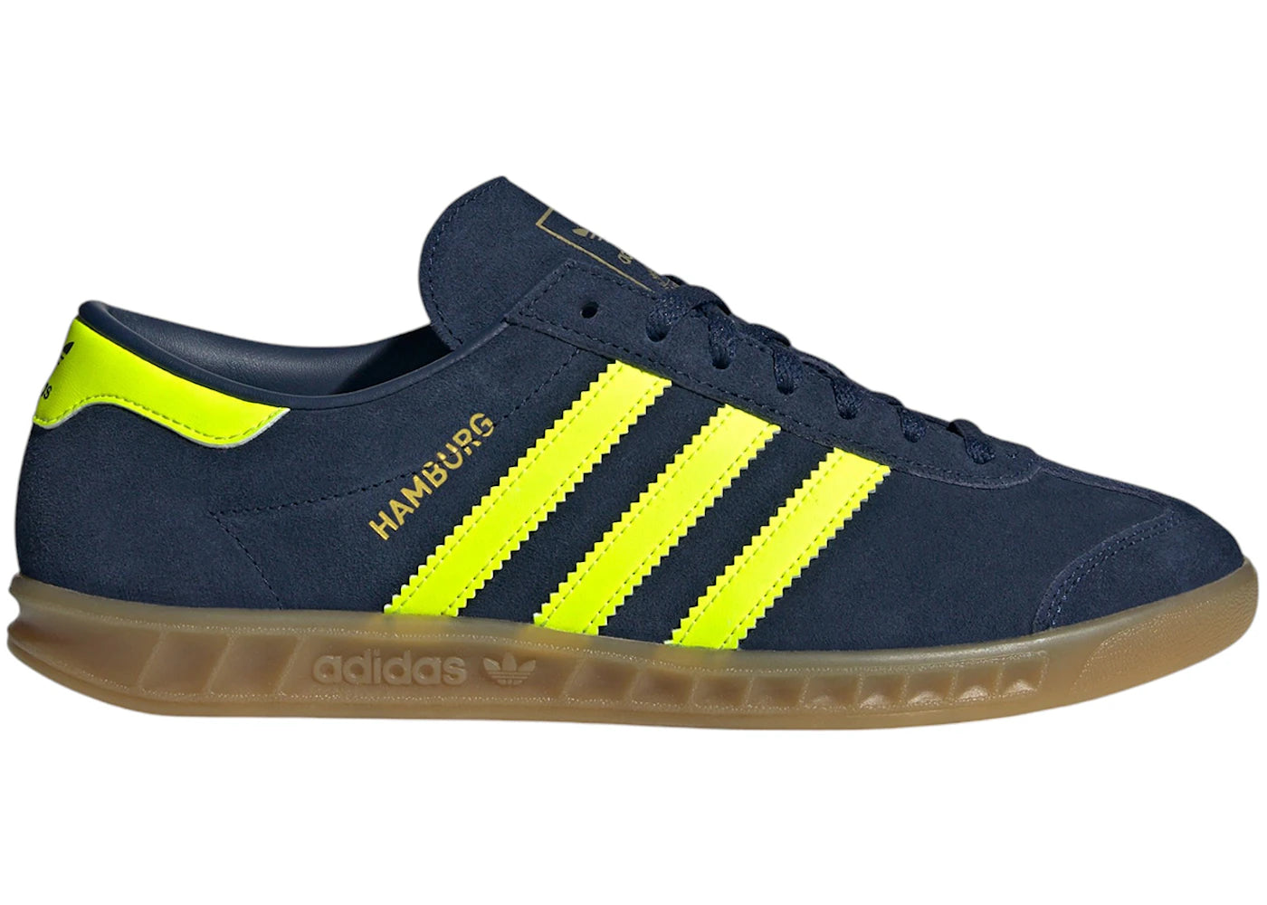 adidas Hamburg Night Indigo Solar Yellow Gold Metallic
