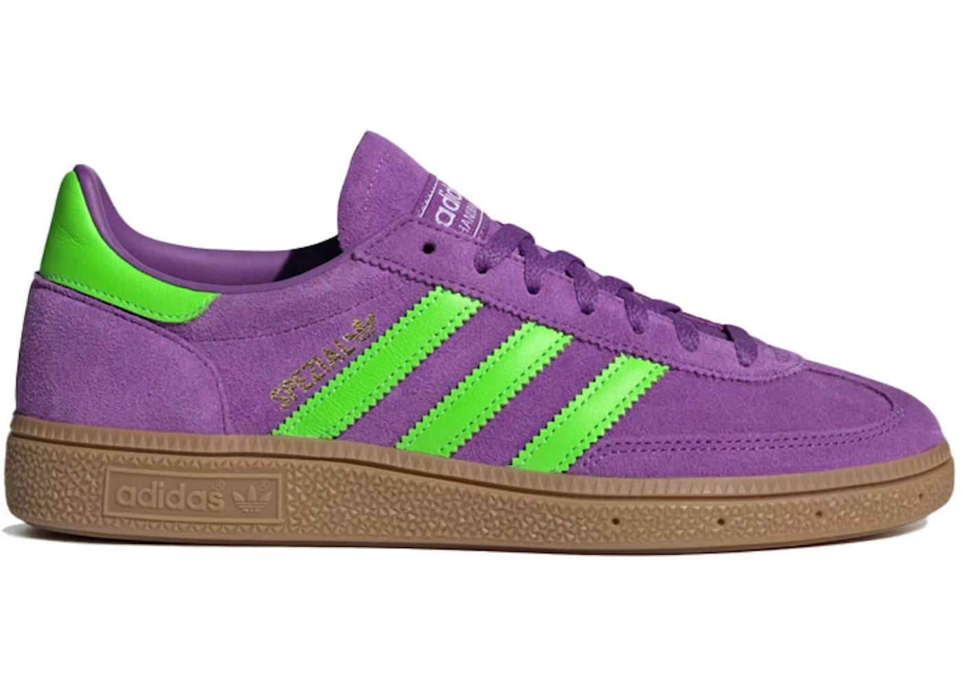 adidas Handball Spezial Elastic Active Purple Solar Green (Women's)