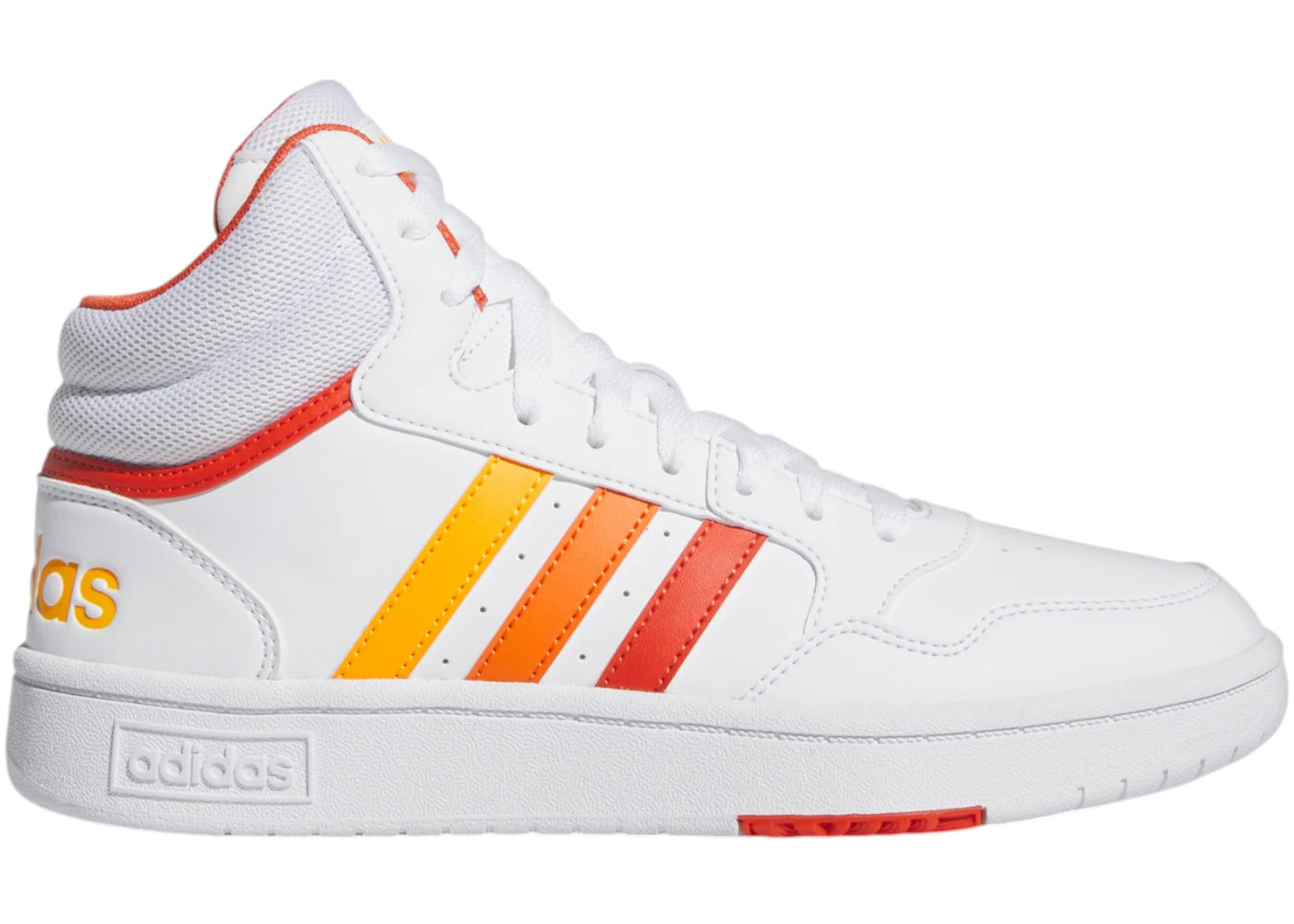 adidas Hoops 3.0 Cloud White Preloved Red Orange (Women's)